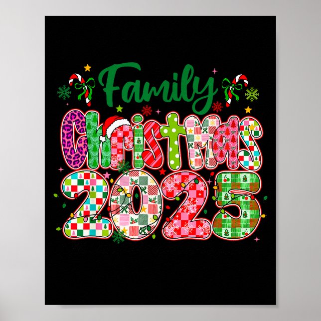 Poster Making Memories Together Xmas Pajamas Family Chris (Frente)