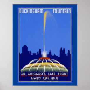 Pôster Mal de Chicago da fonte de WPA Buckingham
