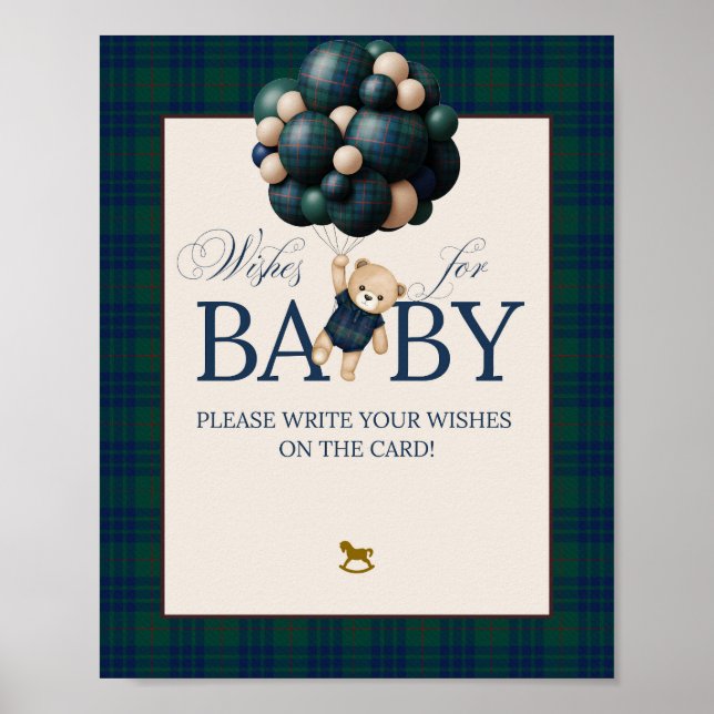 Poster Mal podemos esperar Chique Urso Teddy Balão Chás d (Frente)