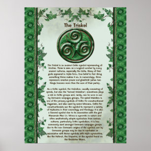 Poster Malachite Ivy Triskel Informational