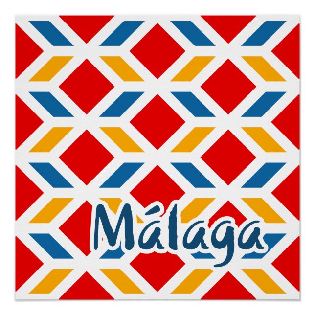 Pôster Malaga street walls 2 (Frente)