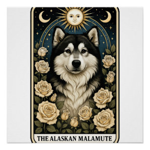 Pôster Malamute do Alasca