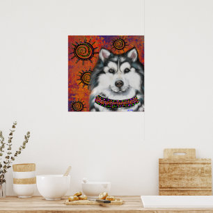 POSTER MALAMUTE DO ALASKA