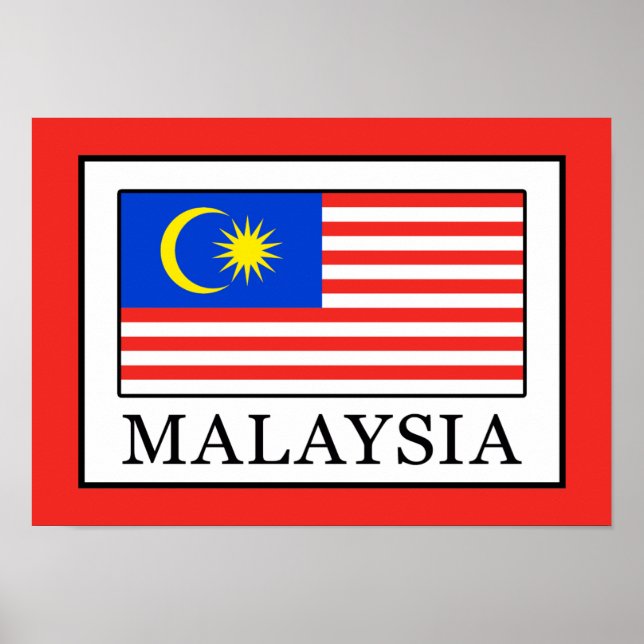 Pôster Malásia (Frente)