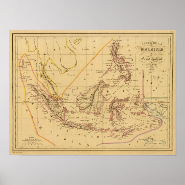 Pôster Malásia (Frente)