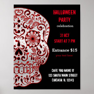 Pôster Maldito Crânio de Açúcar