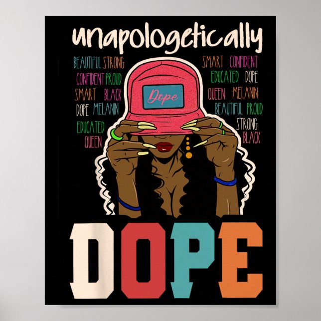 Poster Maldito negro negro afro-negro sem desculpas Jun (Frente)