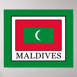 Poster Maldivas