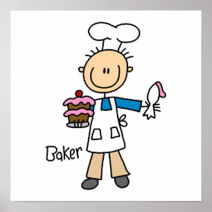 Pôster Male Baker