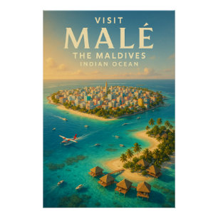 Pôster Malé – O Coração das Maldivas