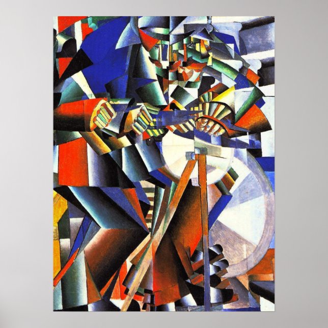 Poster Malevich Kazimir O Knifegrinder (Frente)