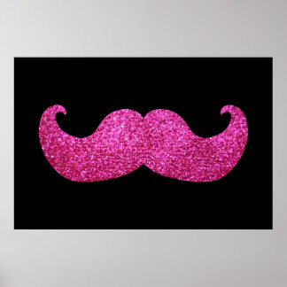 Pôster Malgaxe Rosa (Gráfico de Brilhante Falso)
