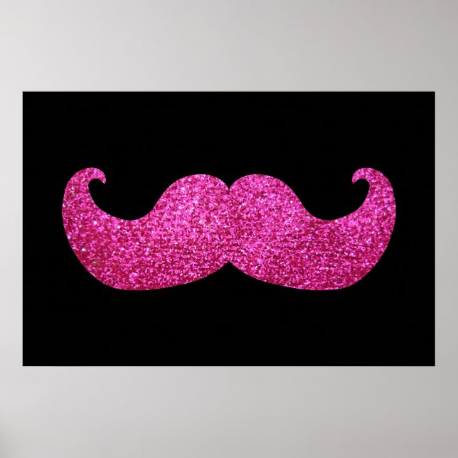 Pôster Malgaxe Rosa (Gráfico de Brilhante Falso) (Frente)