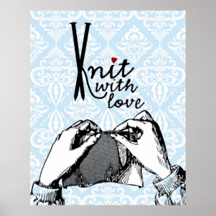 Poster Malha com amor