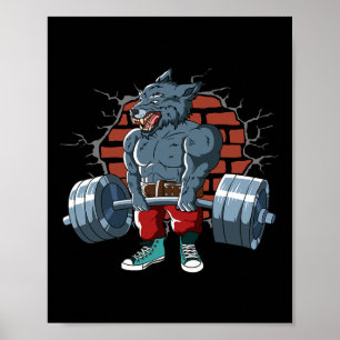 Poster Malhação Alpha Wolf Fazendo Treinamento em Destaqu