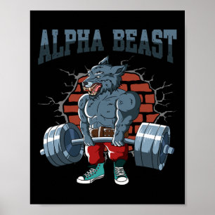 Poster Malhação Alpha Wolf Fazendo Treinamento em Destaqu