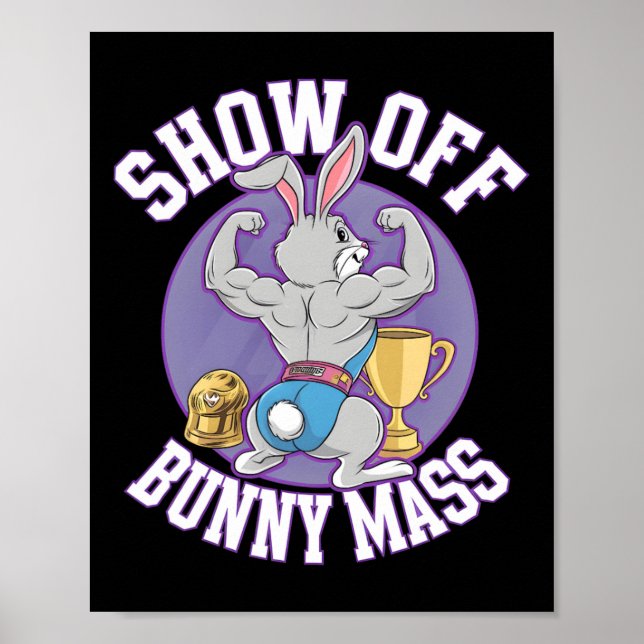 Poster Malhação Bunny Bodybuilder Show Do Bunny M Engraça (Frente)