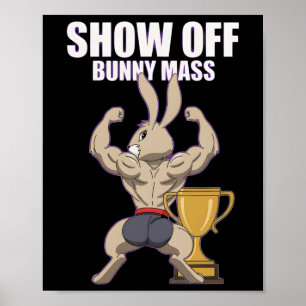 Poster Malhação Bunny Bodybuilder Show Do Bunny M Engraça