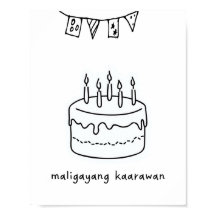 Maligayang Kaarawan Filipino Birthday Gift Impress