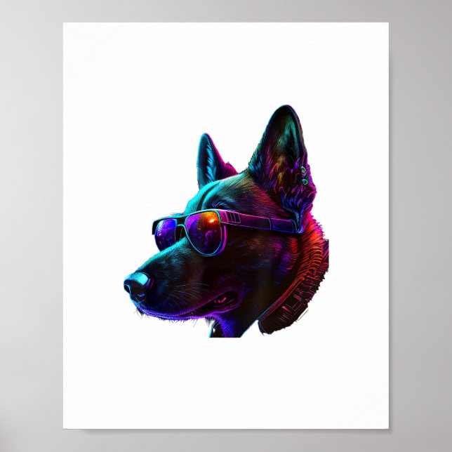 Poster Malinósio Belga Malinoiss (Frente)