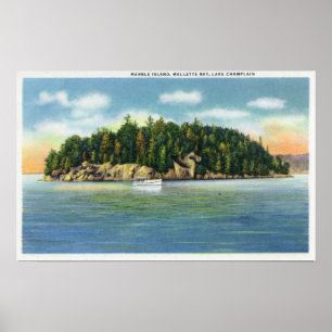 Poster Mallets Bay View da Ilha Marble