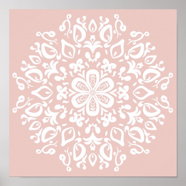 Pôster Mallow Mandala (Frente)