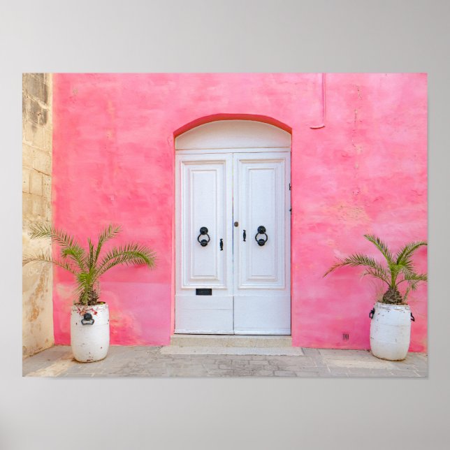 Poster 💖 Malta em Rosa 🌴 (Frente)