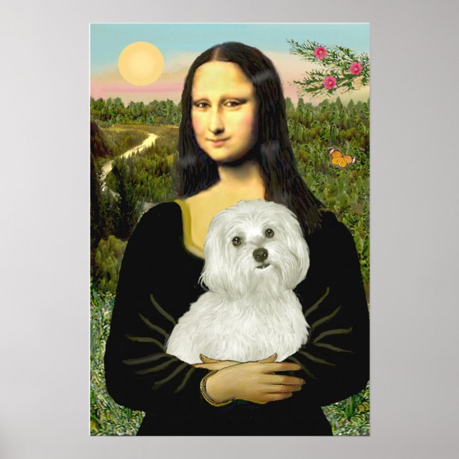 Pôster Maltês 11 - Mona Lisa (Frente)
