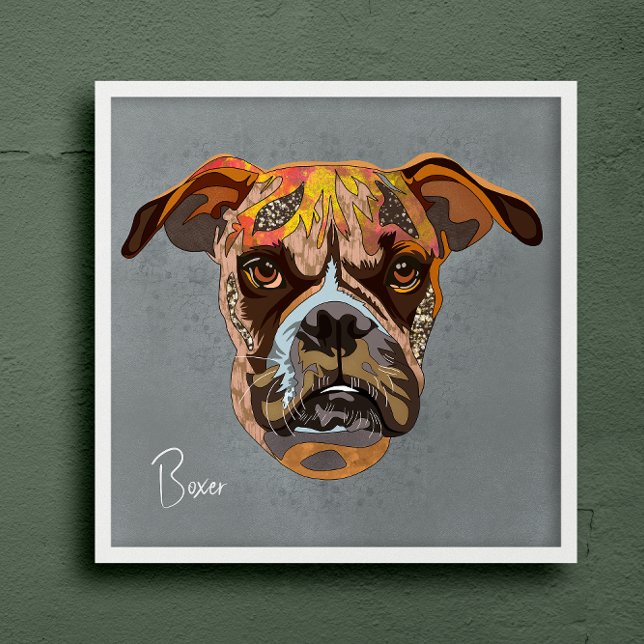 Poster Maluco pintado à mão (Criador carregado)