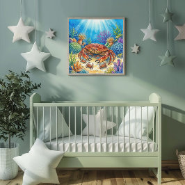 Poster Mama Caranguejo e Berçário dos Bebês