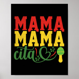 Poster Mama Cita Mexicana Cinco De Mayo