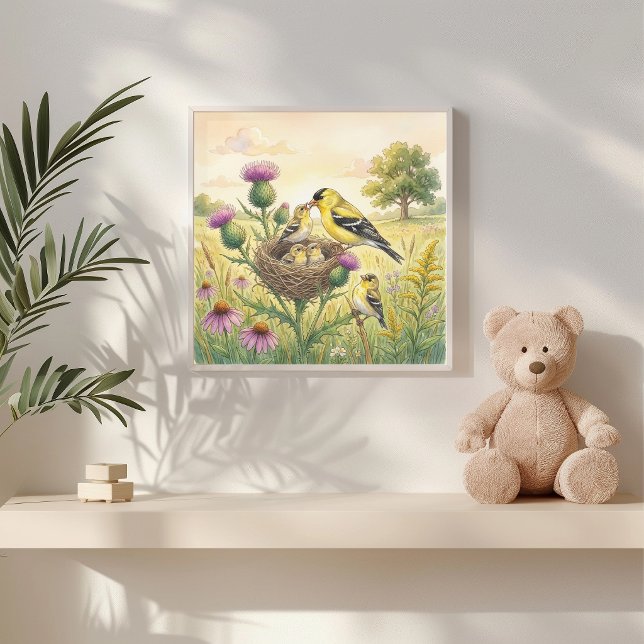 Poster Mama Goldfinch e Viveiro de Filhotes (Criador carregado)