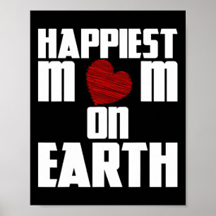 Poster Mama Mais Feliz Da Terra, Dia de as mães Retroativ