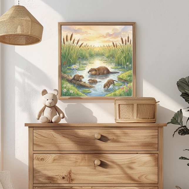 Poster Mama Muskrat e Berçário dos Bebês (Criador carregado)