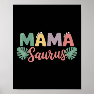 Poster Mama Surus Mãe Pai Dinossauro Matriz Familiar de A