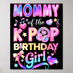 Poster Mamãe das garotas de aniversário do k-pop música c