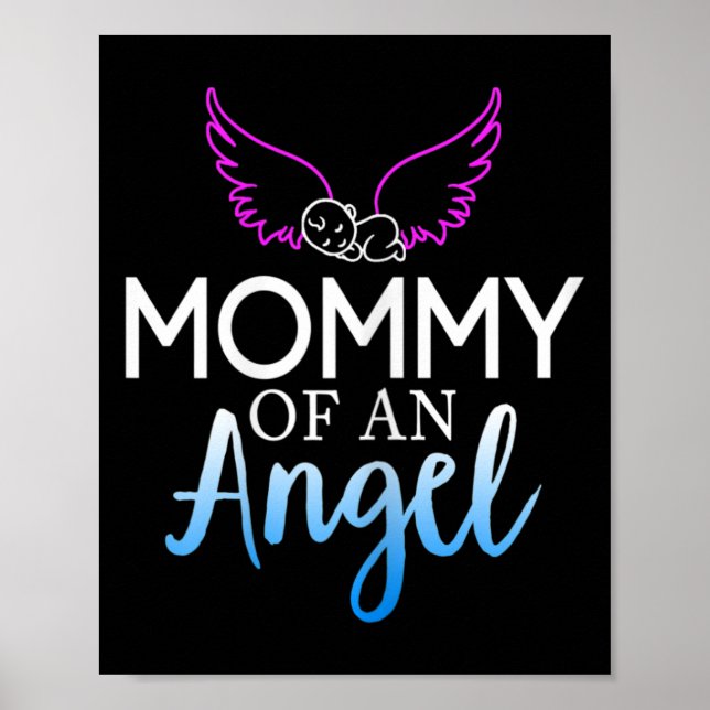 Poster Mamãe de um Anjo Mês de Conscientização sobre Sids (Frente)