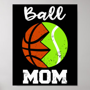 Poster Mamãe Diversão de Baile Mãe Tênis