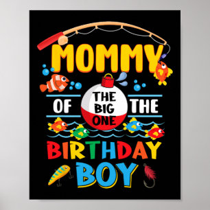 Poster Mamãe do Grande Um Pescaria 1º Aniversário Ofishal