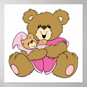 Pôster Mamãe e Bebê