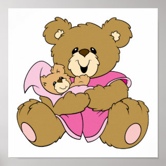 Pôster Mamãe e Bebê