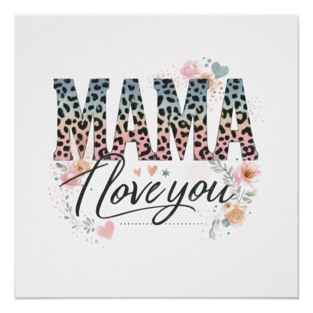 Pôster Mamãe, Eu Te Amo (Frente)