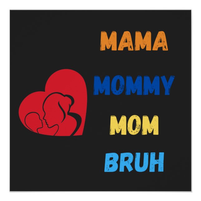 Pôster Mamãe mamãe manh (Frente)