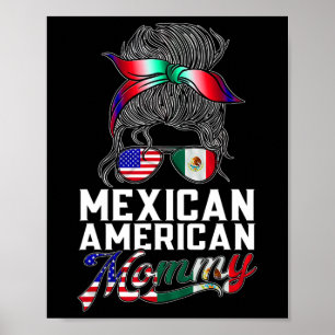 Poster Mamãe mexicana americana México América mexicana