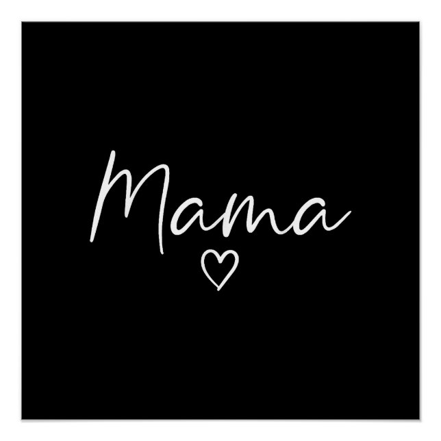 Pôster Mamãe Oferece Presentes Para Mulher Dia de as mães (Frente)