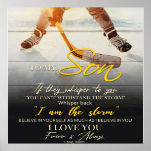 Poster Mamãe Para o meu filho dotado, Filho Aniversário