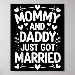 Poster Mamães E Pais De Noivas De Casamento De Casamento