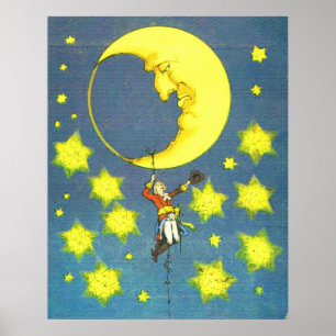 Pôster Man and the Moon