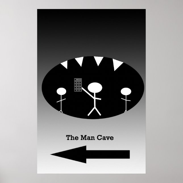 Pôster Man Cave (Frente)