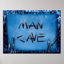 Poster Man Cave Crystal